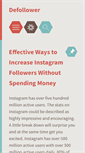 Mobile Screenshot of defollower.com